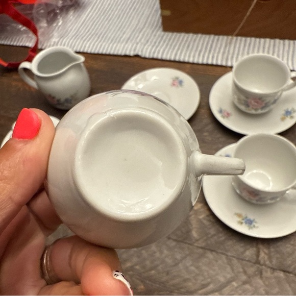 Vintage Wissterliug, Schwarzenbach Bavaria Germany Floral Tea set Lot Of 17 Rare - Picture 15 of 16